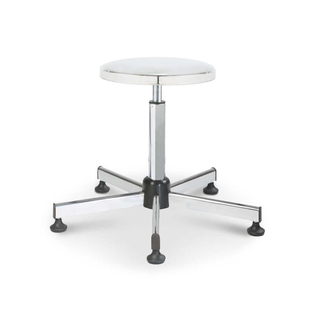 AYNEFY Sgabello Girevole Sedie da Ba Girevole 360/° per Studio Ufficio Salone di Bellezza Sgabello da Lavoro con Ruote in Altezza Regolabile 45-55 cm